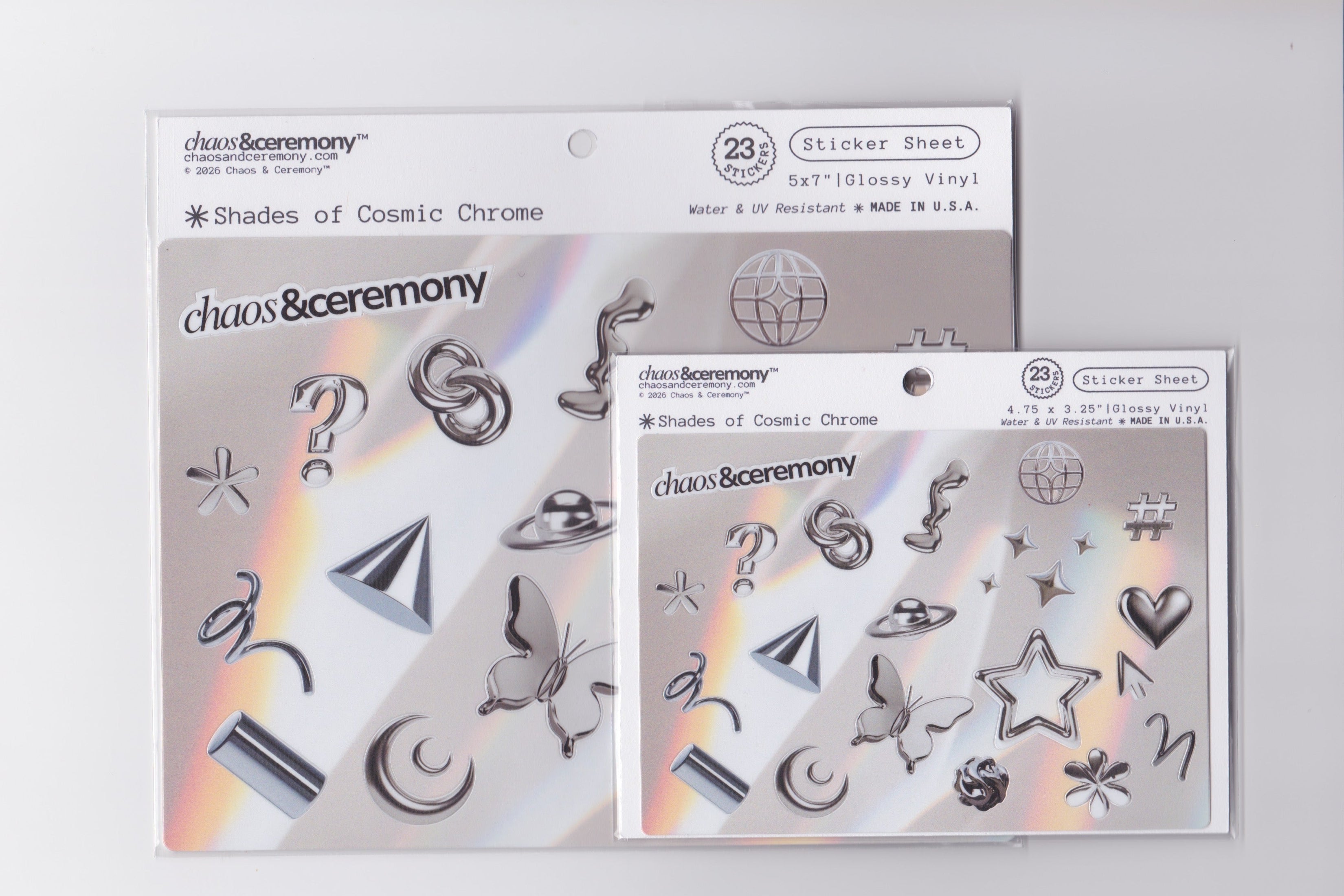 Shades of Cosmic Chrome